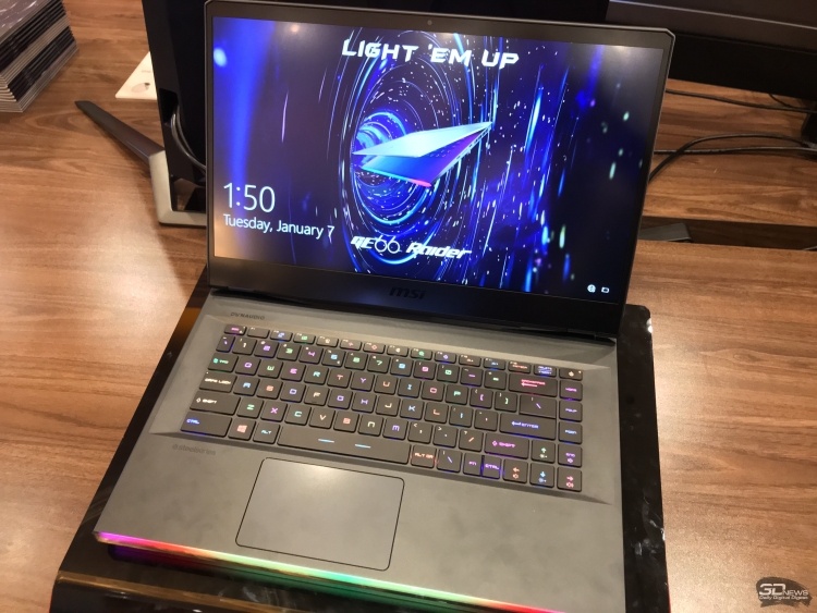 Первый взгляд на игровые ноутбуки MSI с CES 2020: экран 300 Гц и гигантский аккумулятор в компактном корпусе